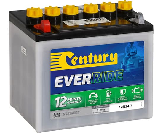 Century EverRide Maintainable (Lawn & Garden) 12N24-4 battery