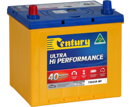 Century Ultra Hi Performance (Car & Passenger Vehicle) 75D23R MF battery
