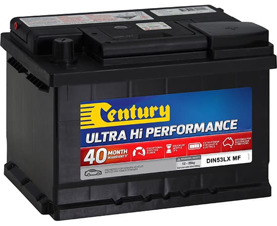 Century Ultra Hi Performance DIN (Car & Passenger Vehicle) DIN53LX MF battery