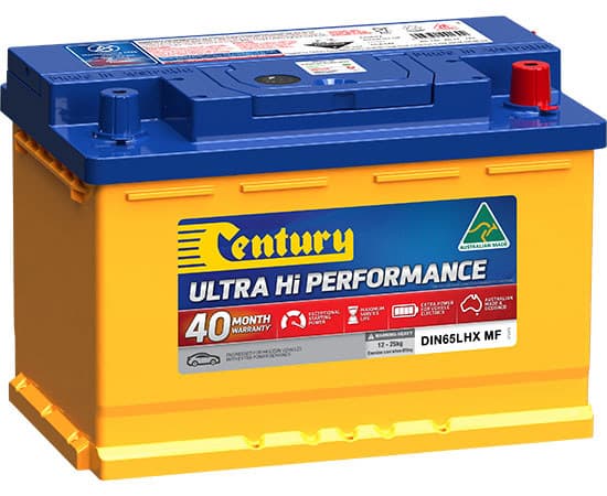 Century Ultra Hi Performance DIN (Car & Passenger Vehicle) DIN65LHX MF battery