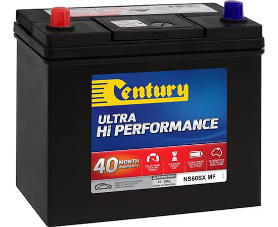 Century Ultra Hi Performance (Car & Passenger Vehicle) NS60SX MF battery