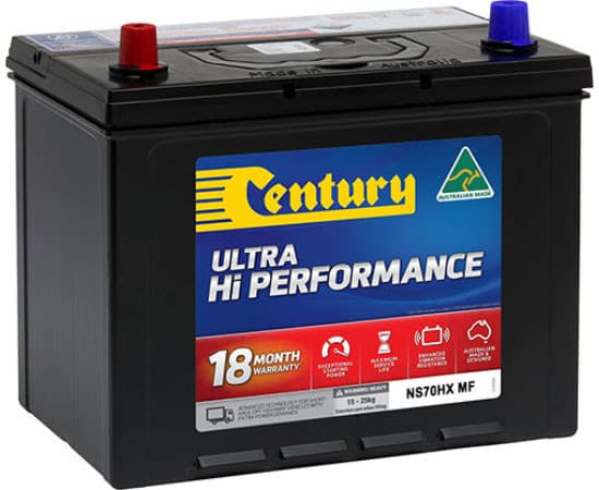 Century Ultra Hi Performance (Truck, Bus & Heavy Equipment) NS70HX MF battery