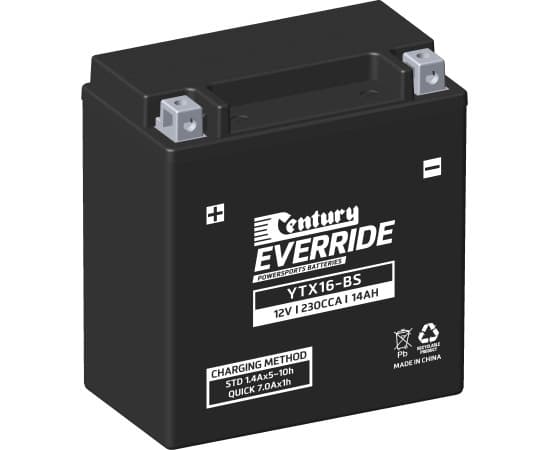 Century Maintenance Free AGM YTX16-BS battery