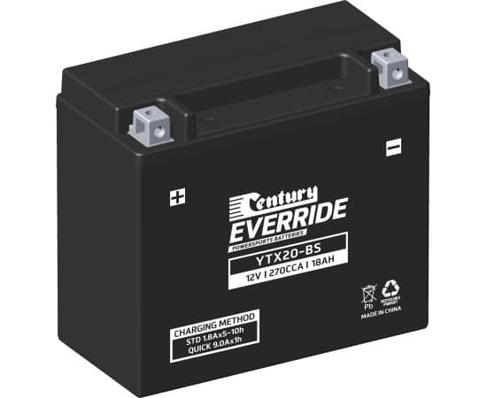 Century Maintenance Free AGM YTX20-BS battery