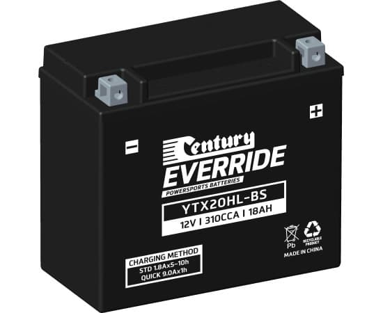 Century Hi Performance AGM YTX20HL-BS battery