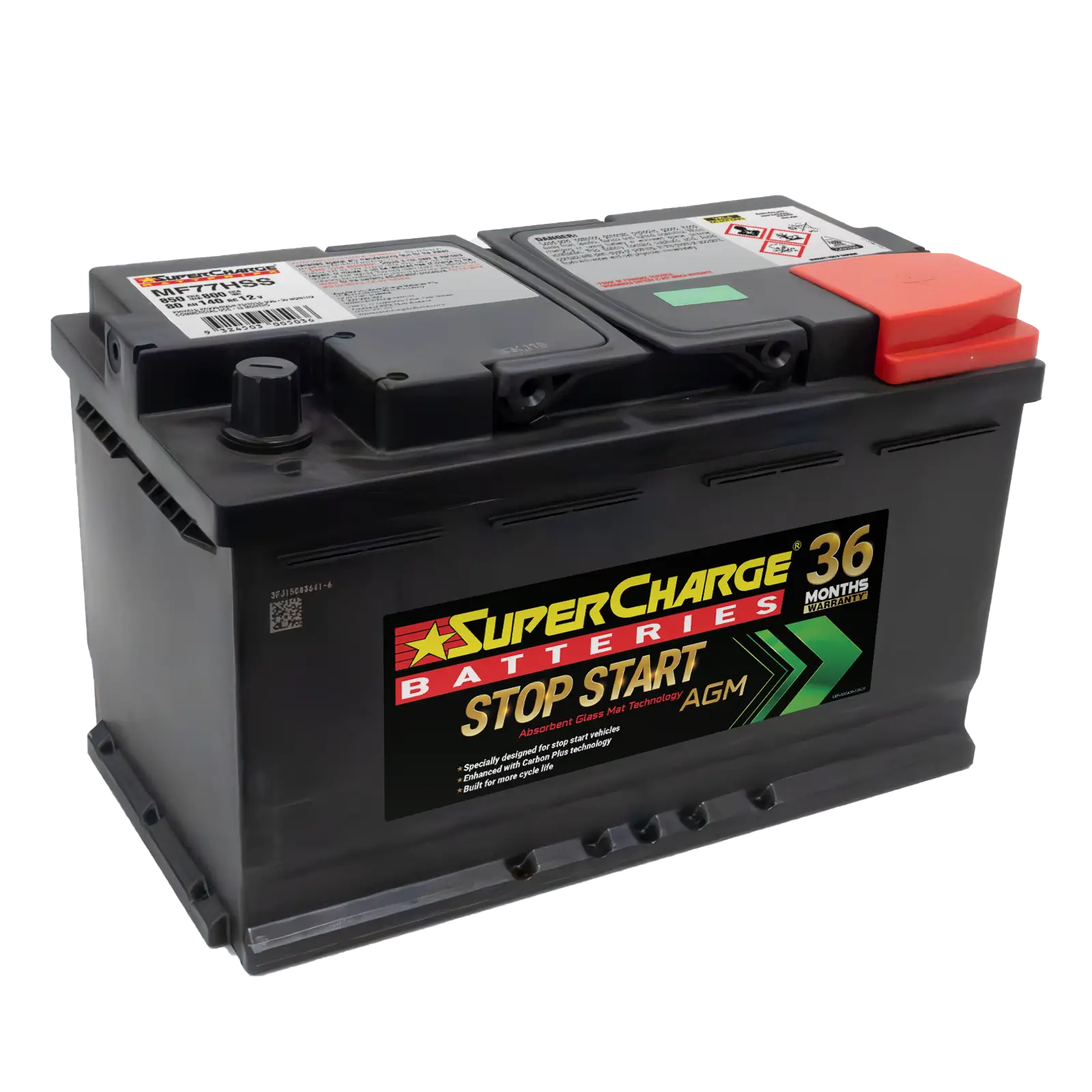 SuperCharge Stop-Start MF77HSS battery