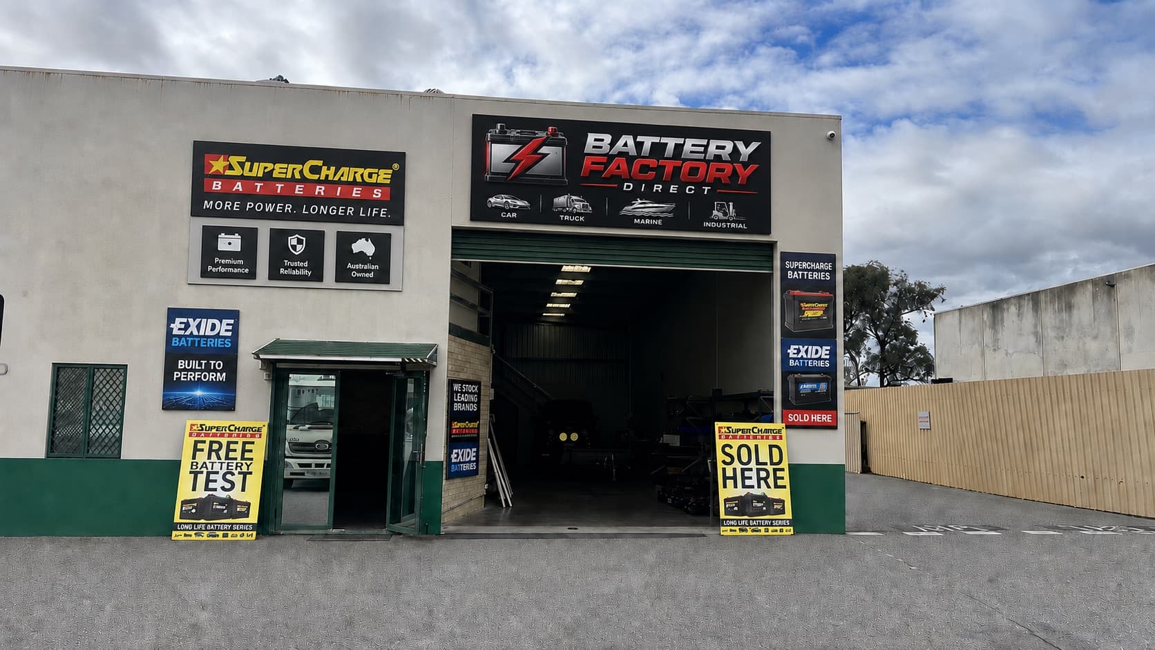 Battery Factory Direct premises in Maddington, Perth